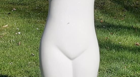 White Marble Lady 85 cm